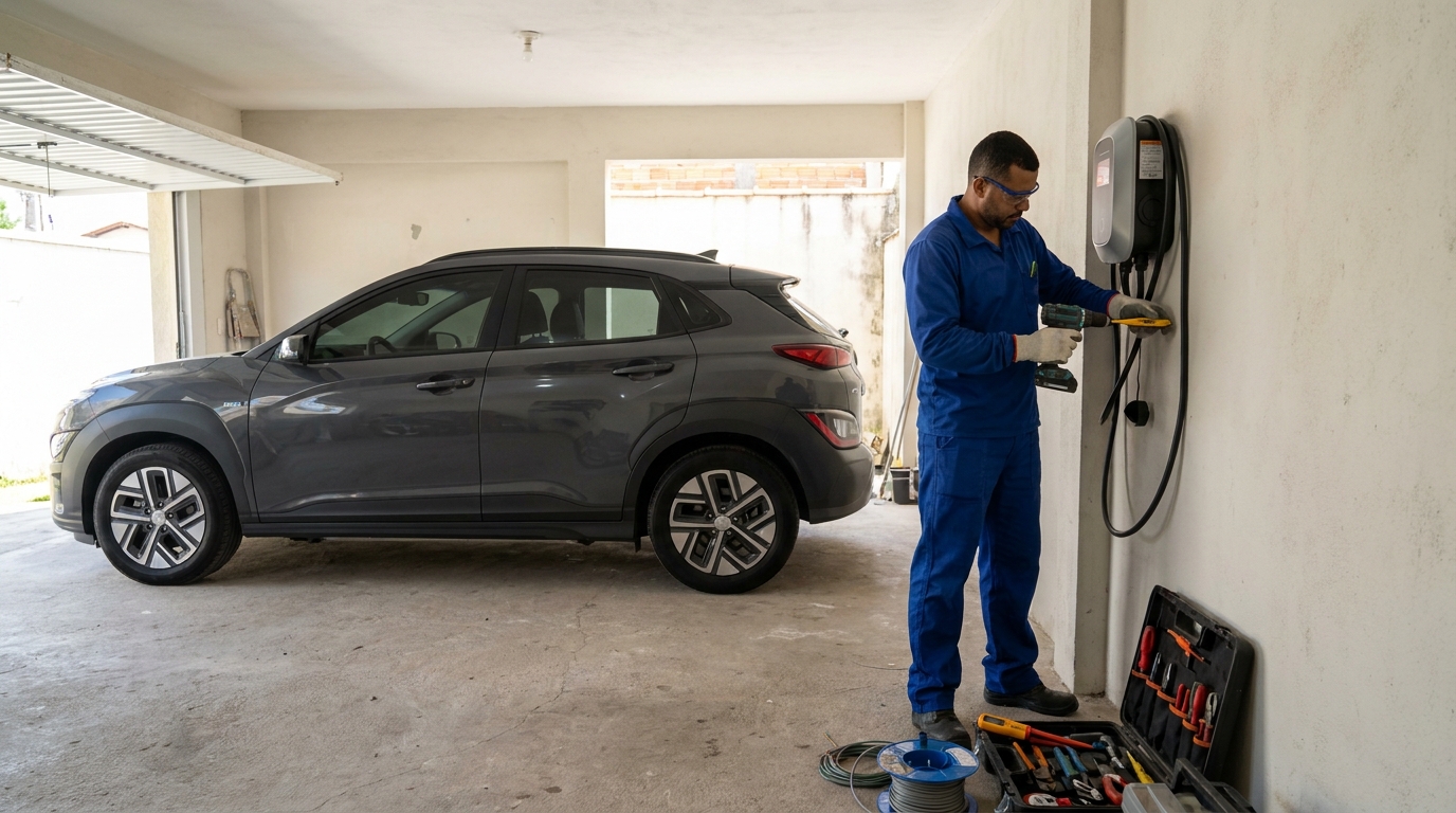Instalação de Carregador de Carro Elétrico perto de mim em Salvador‑BA